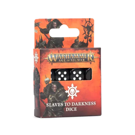 Games Workshop Slaves to Darkness Dice Set – zestaw kości do gry Warhammer Age of Sigmar, dedykowane kości frakcji Slaves to Darkness