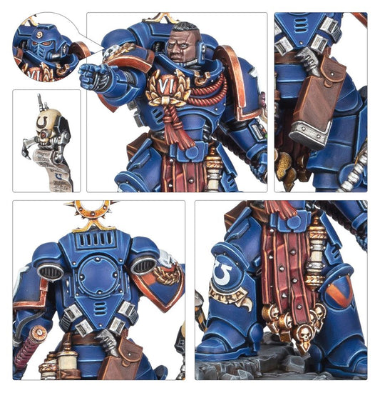 Ferren Areios miecz energetyczny pistolet boltowy Ultramarines Warhammer 40000