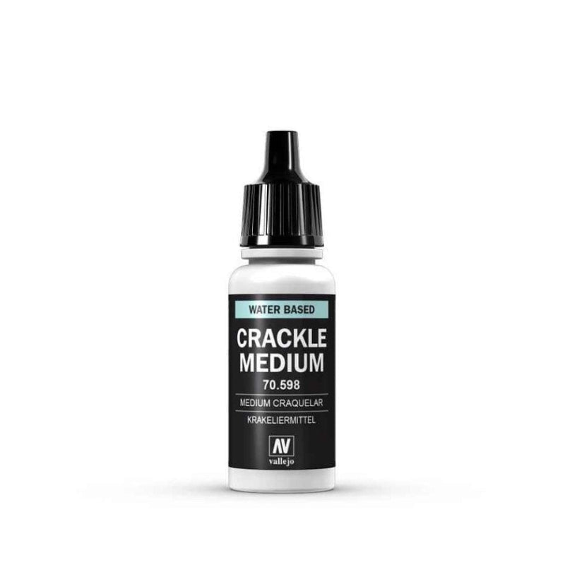 Vallejo Crackle Medium 70.598 - medium akrylowe 17ml do tworzenia efektu spękanej farby na figurkach i dioramach - Vallejo