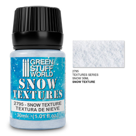 Snow Textures SNOW 30ml 2795 – Green Stuff World – butelka 30ml z pastą teksturową do efektów śniegu na dioramach i podstawkach