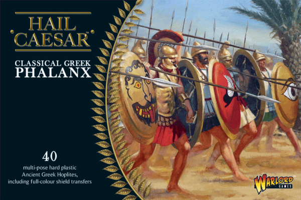 Classical Greek Phalanx pudełko Hail Caesar Warlord Games WGH-GR-03 – 40 figurek hoplitów 28mm