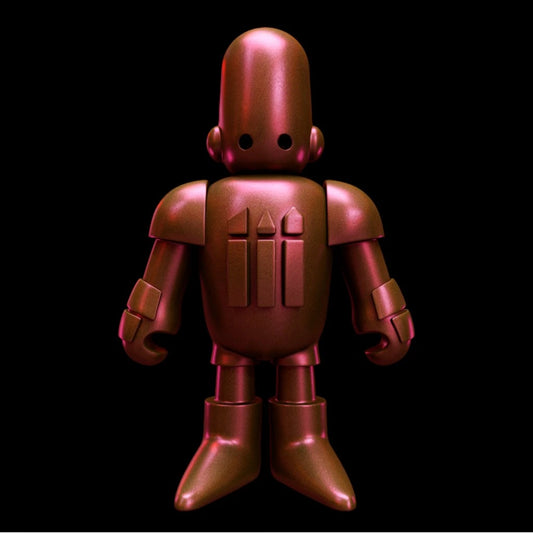 Efekt sprayu Nebula Copper Colorshift Chameleon Green Stuff World - zmiana kolorów na figurce robota miniatura