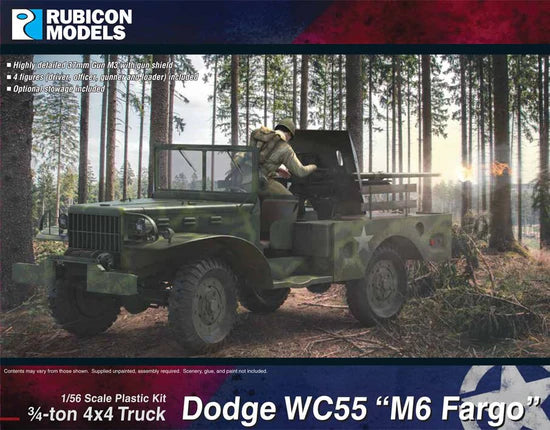 Dodge WC55 M6 Fargo GMC – model do Bolt Action, Rubicon Models, widok ogólny