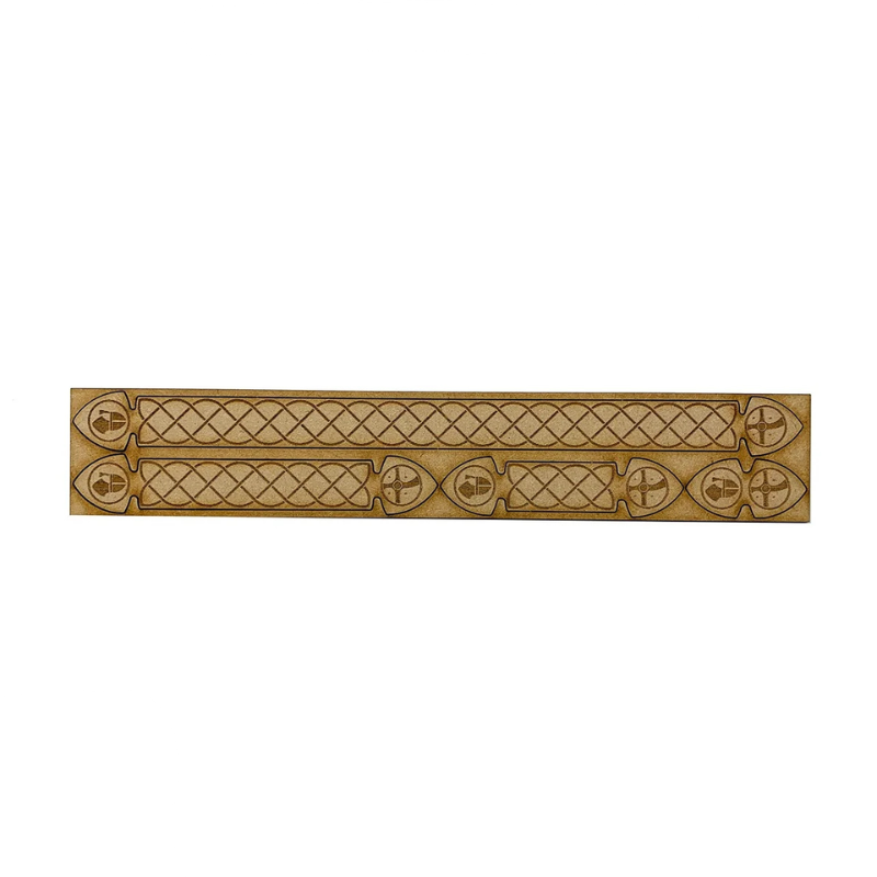 Measuring Sticks Norman/Breton SAG001M3 – 4 miarki MDF 3mm do gry Saga Sarissa Precision