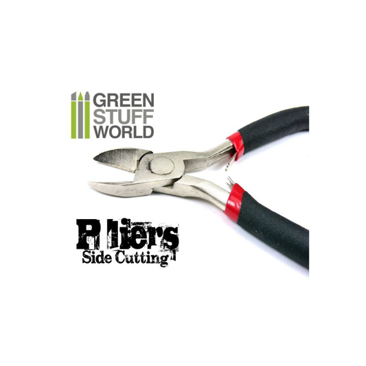 Side Cutting Pliers - zbliżenie na ostrza obcinaczek bocznych ze sprężyną powrotną | Green Stuff World