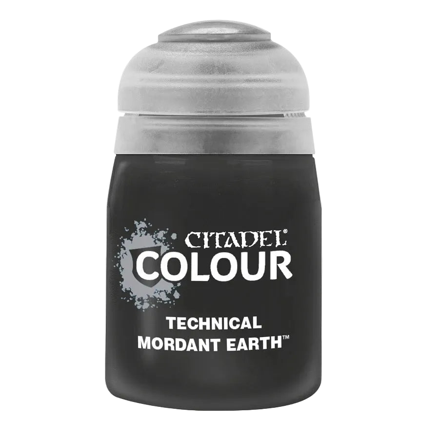 Mordant Earth 24ml Citadel Technical - czarna farba akrylowa do efektu spękanej gleby na podstawkach figurek Warhammer - Games Workshop