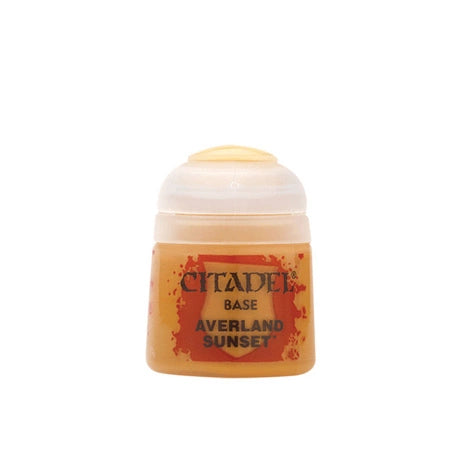 Averland Sunset 12ml Citadel Base - jasny słoneczny żółty kolor farby akrylowej do figurek Warhammer - Games Workshop