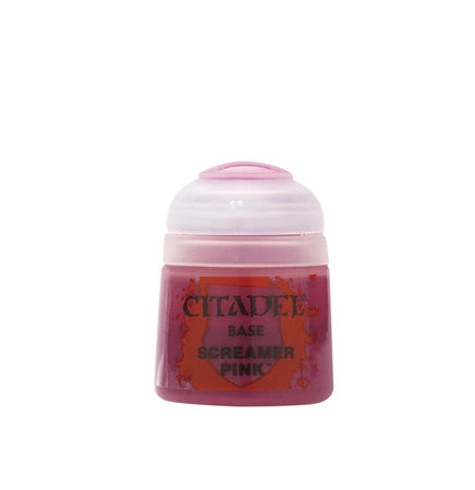 Screamer Pink 12ml Citadel Base - jaskrawy neonowy róż farby akrylowej do figurek Warhammer - Games Workshop