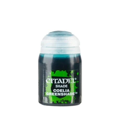Coelia Greenshade 18ml Citadel Shade - turkusowozielony odcień farby akrylowej do cieniowania figurek Warhammer - Games Workshop