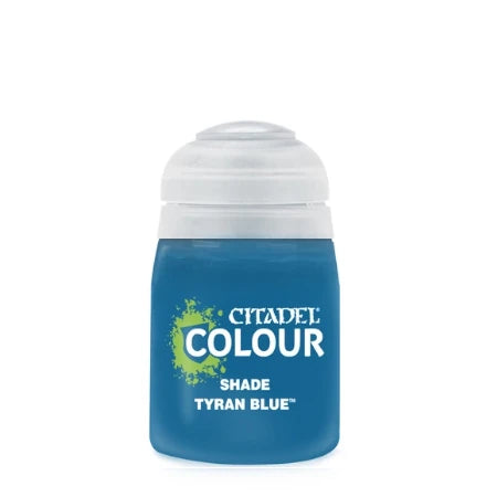 Tyran Blue 18ml Citadel Shade - intensywny niebieski odcień farby akrylowej do cieniowania figurek Warhammer - Games Workshop
