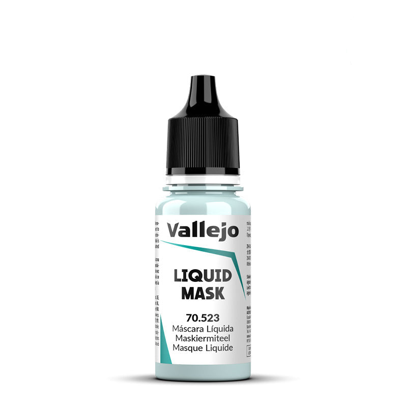 Vallejo Liquid Mask 70.523 18ml - Płynna Maska na bazie lateksu do maskowania modeli i figurek - Vallejo