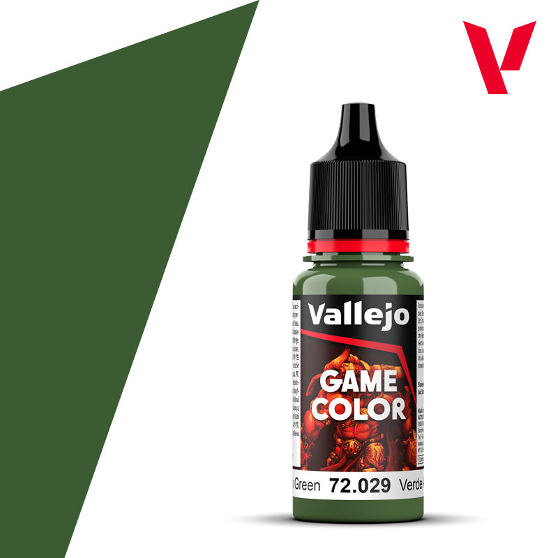 Vallejo Game Color Sick Green 72.029 - oliwkowozielona farba akrylowa 18ml do malowania figurek fantasy - Vallejo
