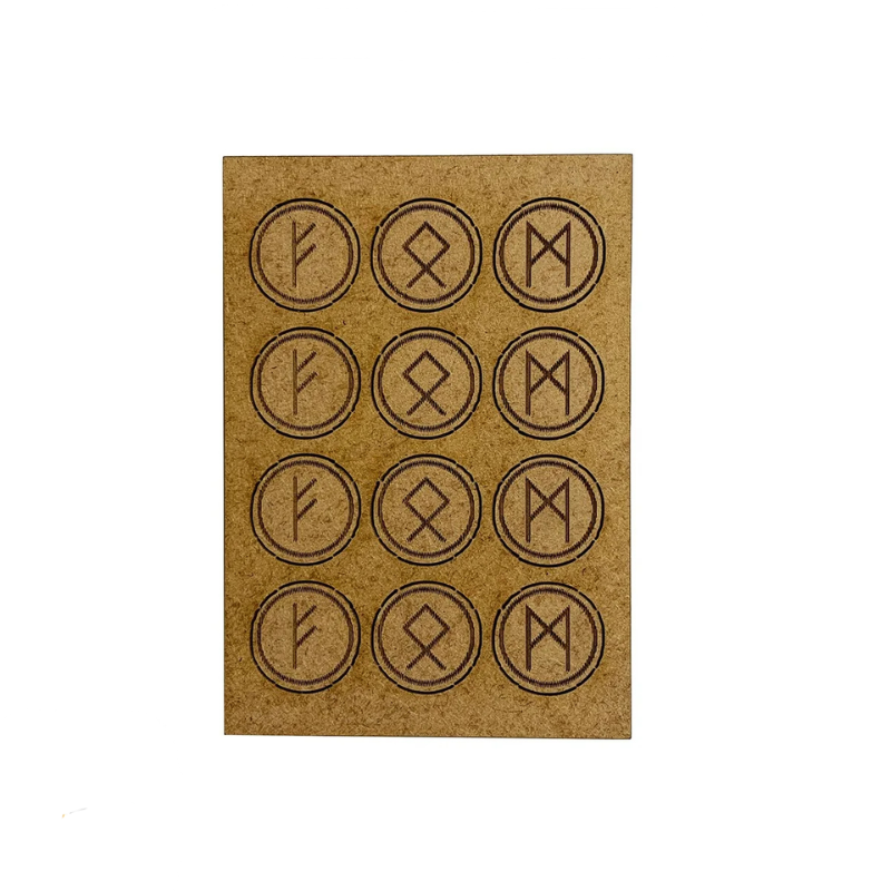 Sarissa Precision Fatigue Counter Set Viking / Jomsviking – zestaw żetonów zmęczenia do gry SAGA, akcesoria do gier bitewnych tabletop