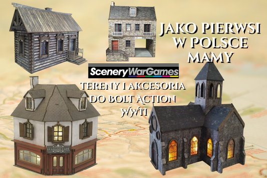 Jako pierwsi w Polsce mamy SceneryWarGames – tereny i akcesoria do Bolt Action WWII