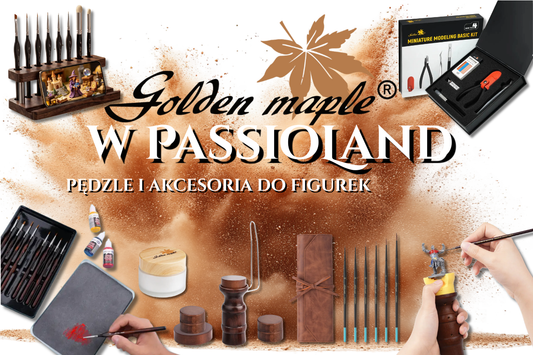 Golden Maple w PassioLand – pędzle i akcesoria do malowania figurek