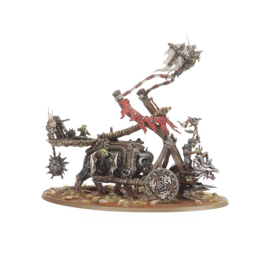 Doom Diver Catapult - wariant z napiętą katapultą widok z boku