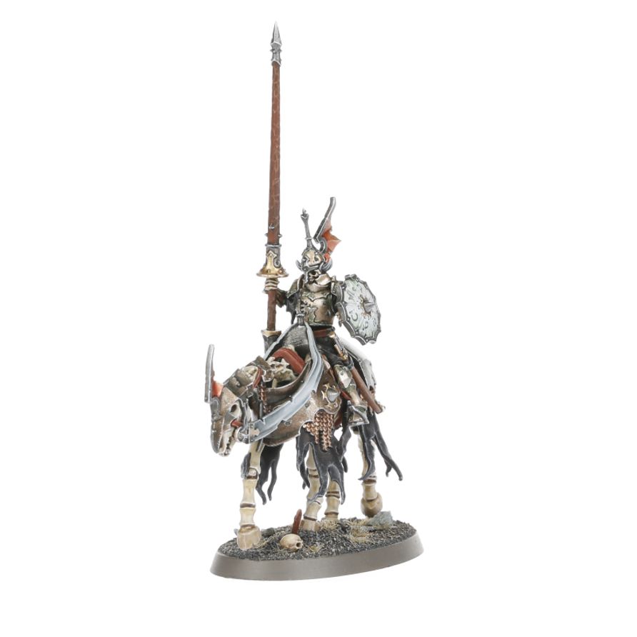 Barrow Knights - Champion z lancą i tarczą na kościanym rumaku
