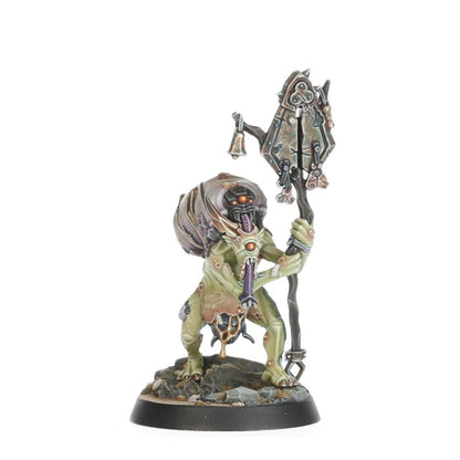 Squort – Plaguebearer Nurgla z zieloną skórą i demonicznymi detalami Grandfather's Gardeners Warhammer Underworlds
