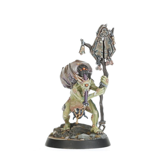 Squort – Plaguebearer Nurgla z zieloną skórą i demonicznymi detalami Grandfather's Gardeners Warhammer Underworlds
