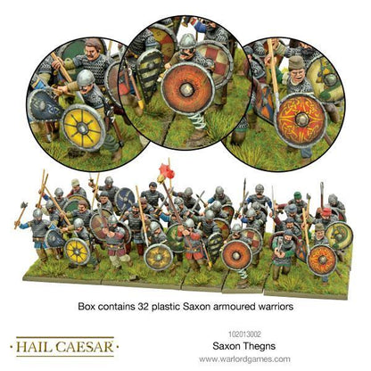 Saxon Thegns Hail Caesar Warlord Games 102013002 – 32 figurki oddział, plastik 28mm
