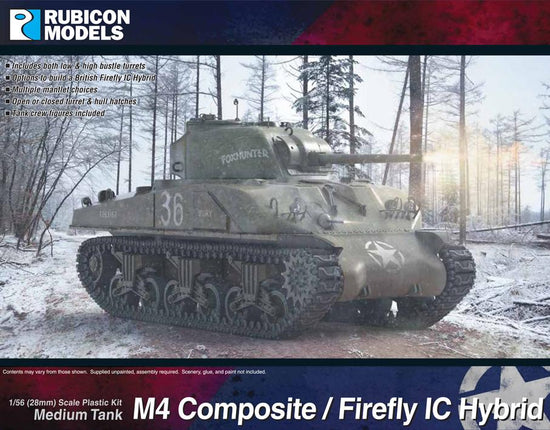 M4 Sherman Composite / Firefly IC Hybrid – Rubicon Models 280061, skala 1:56, Bolt Action WWII