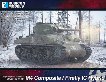 M4 Sherman Composite / Firefly IC Hybrid – Rubicon Models 280061, skala 1:56, Bolt Action WWII