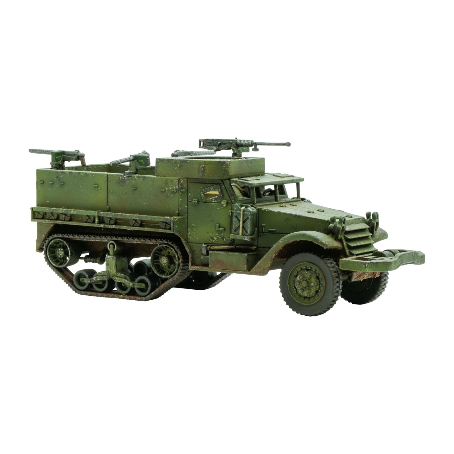 M3A1 Half-track US Army w zielonym kamuflażu