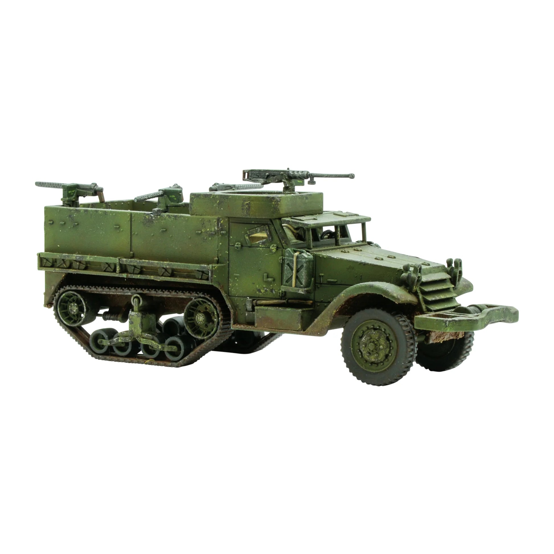 M3A1 Half-track US Army w zielonym kamuflażu