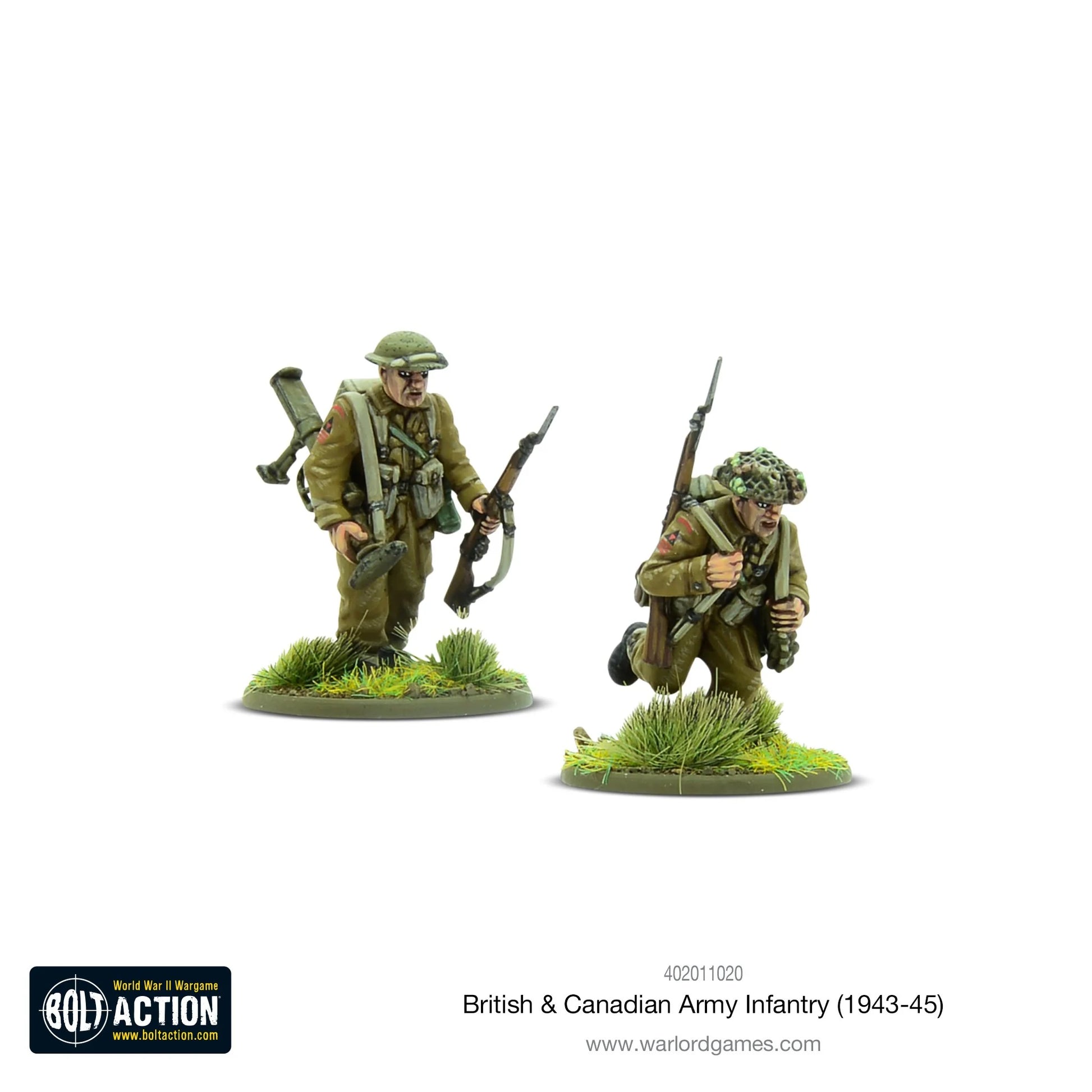 British Canadian Army Infantry 1943-45 - Bolt Action 28mm - zespół PIAT anti-tank projector broń przeciwpancerna - Warlord Games