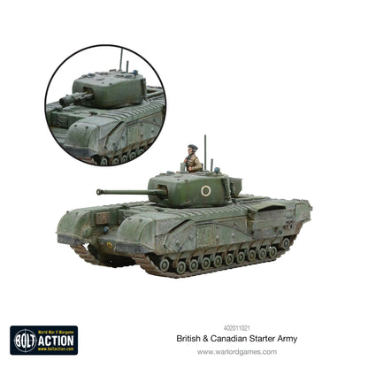 Churchill Infantry Tank z dowódcą