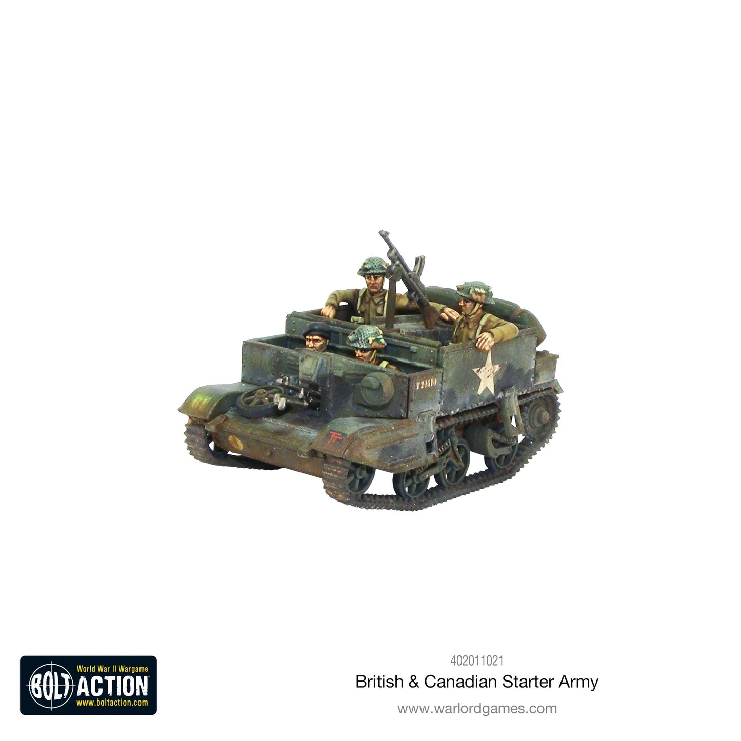 Universal Carrier z załogą i karabinem Bren