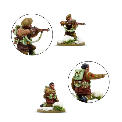 British Canadian Infantry Winter Platoon - Bolt Action 28mm - Sikh soldier turban detale wyposażenia zimowego - Warlord Games