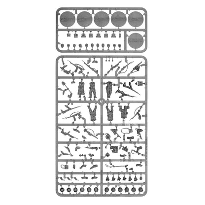 British Canadian Infantry Winter Platoon - Bolt Action 28mm - ramka plastikowa sprue figurki broń głowy wyposażenie zimowe - Warlord Games
