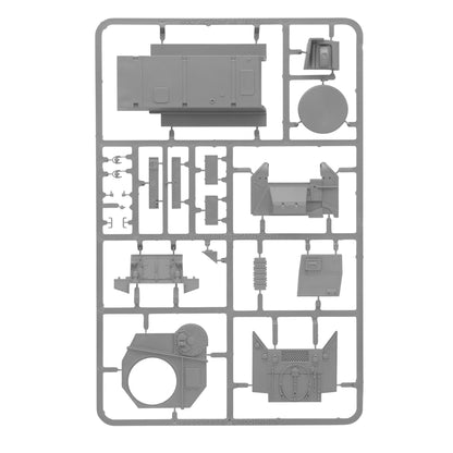 M3 Grant Medium Tank - Bolt Action 28mm - ramka plastikowa sprue kadłub hull gun części montażowe - Warlord Games
