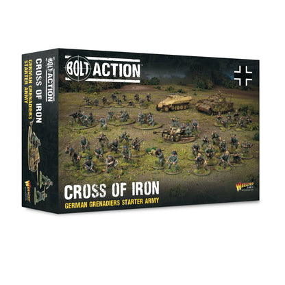 Warlord Games Cross of Iron – render pudełka zestawu German Grenadiers Starter Army Bolt Action 28mm