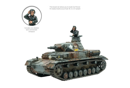 Panzer IV Ausf B/C/D z dowódcą w wieży