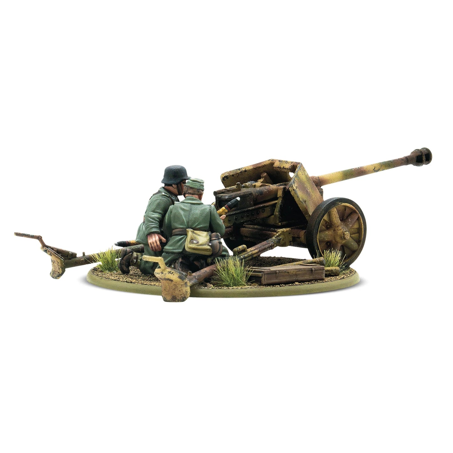 Warlord Games German PaK 40 – armata przeciwpancerna z obsługą, widok z tyłu 28mm Bolt Action