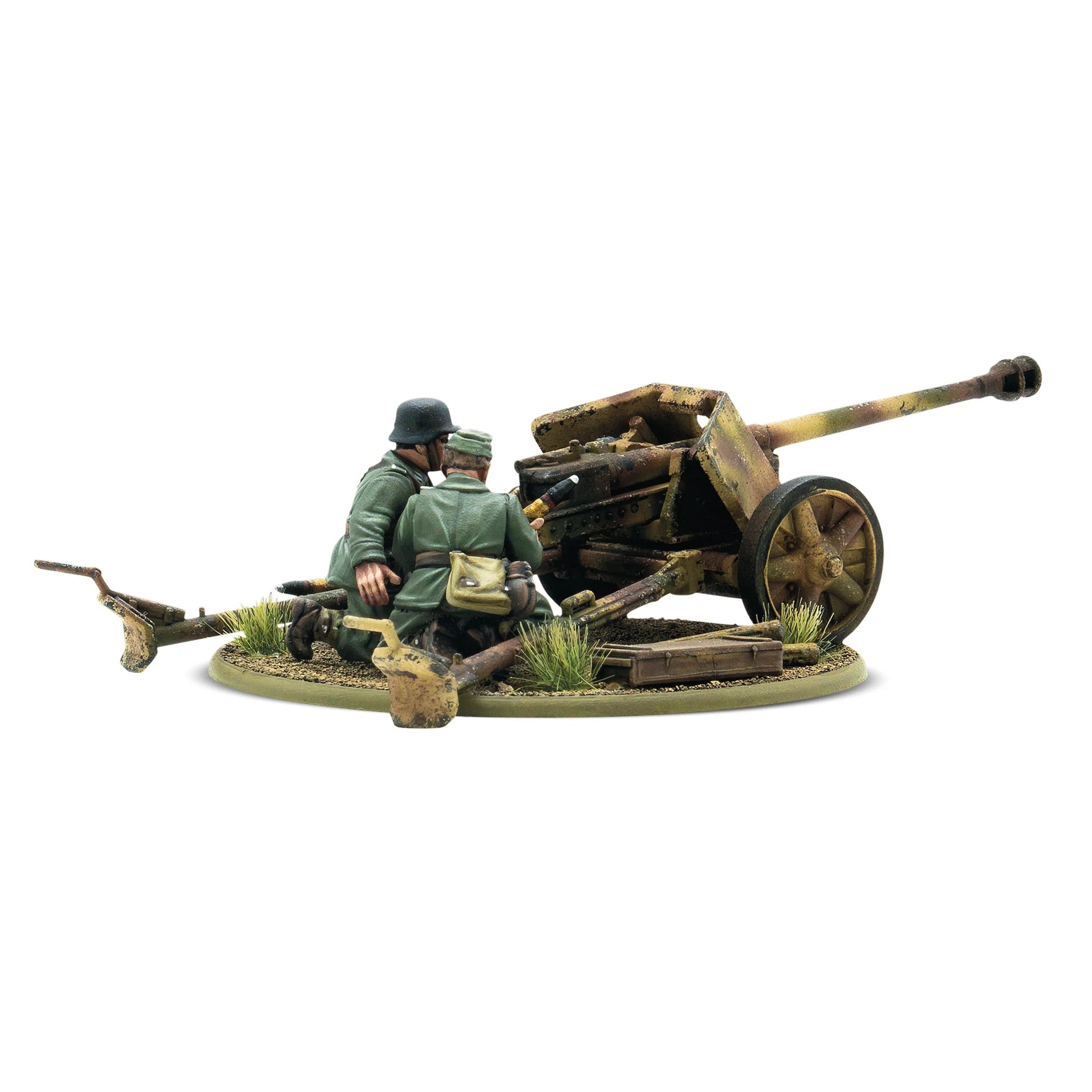 Warlord Games German PaK 40 – armata przeciwpancerna z obsługą, widok z tyłu 28mm Bolt Action