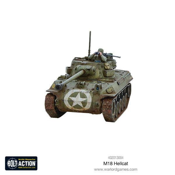 M18 Hellcat US Army z załogantem i 50 Cal
