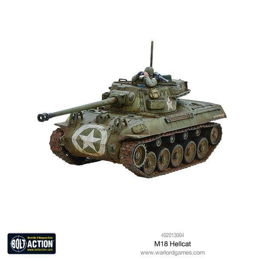 M18 Hellcat US Army widok z boku z długim działem 76mm