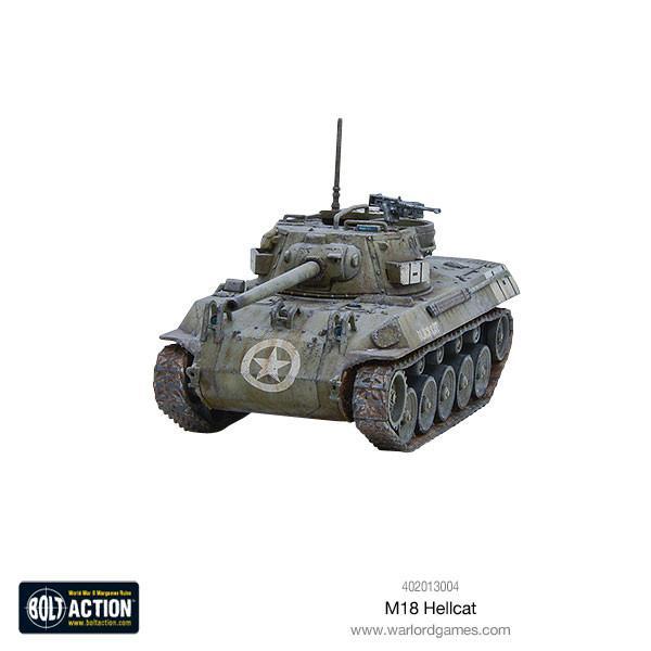 M18 Hellcat widok z przodu z gwiazdą USA