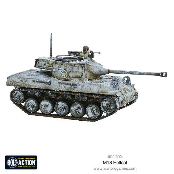M18 Hellcat kamuflaż zimowy z weathering śnieg i błoto
