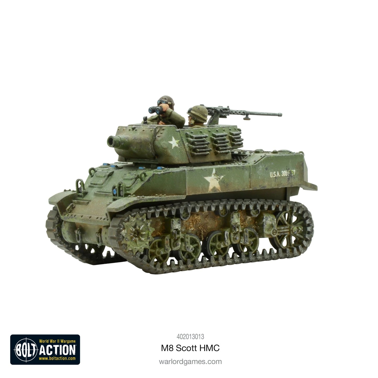 M8 Scott HMC z 2 załogantami i karabinem 50 Cal
