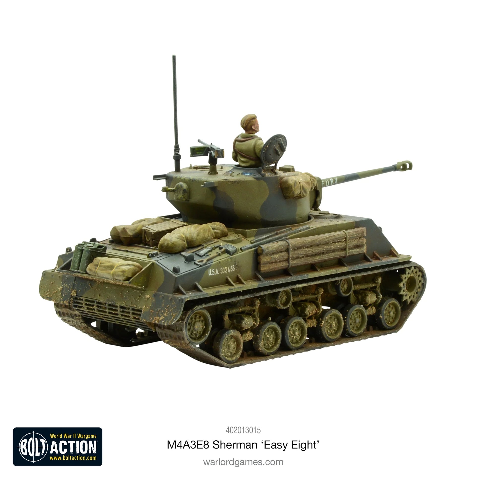 M4A3E8 Easy Eight kamuflaż z weathering błoto