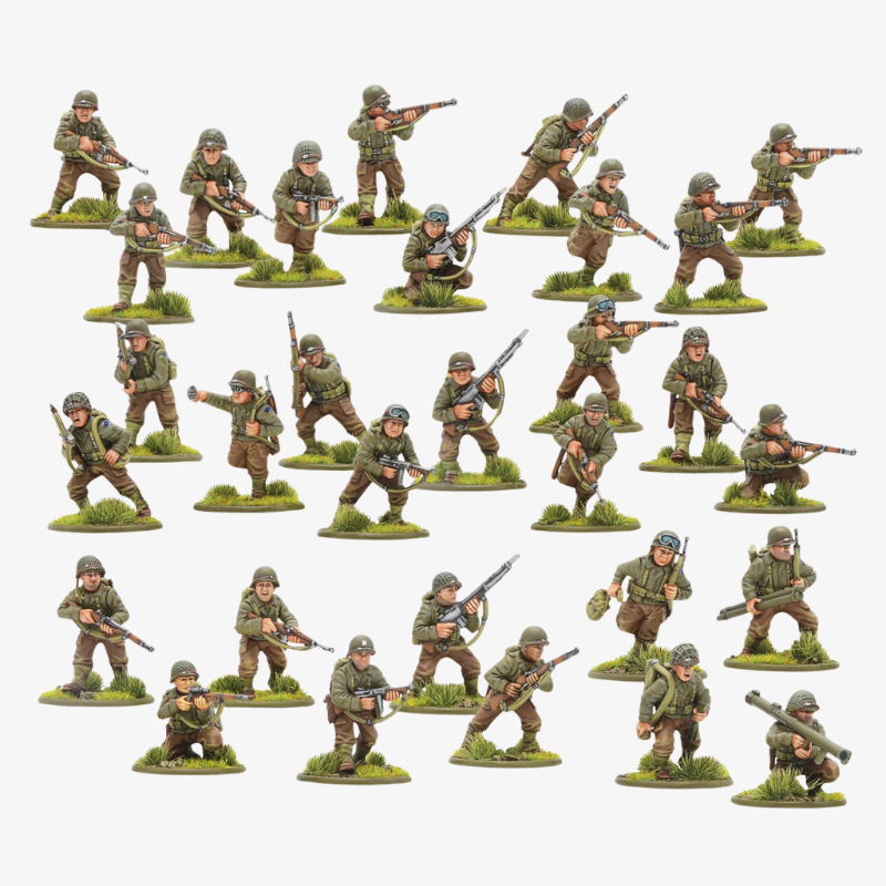 30 elitarnych Rangers w różnych pozach bojowych