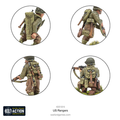 4 Rangers - szczegóły wyposażenia (plecaki, noże, łopaty)
