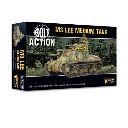 Warlord Games M3 Lee Medium Tank 402013052 – oryginalne opakowanie zestawu czołgu średniego, Bolt Action
