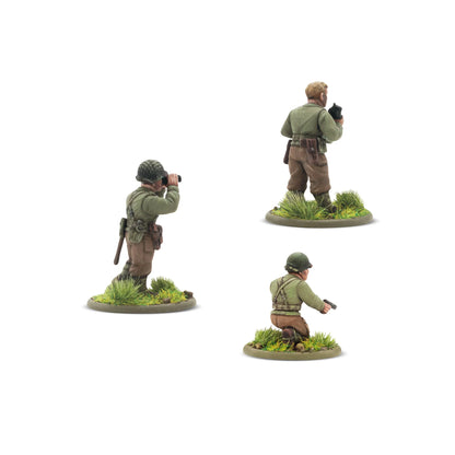 Warlord Games US 57mm Anti-Tank Gun (Plastic) – pudełko Bolt Action US 57mm Anti-Tank Gun: 1 hard plastic 28mm 57mm M1 anti-tank gun with US Army crew, flaga amerykańska, logo Bolt Action i Warlord Games