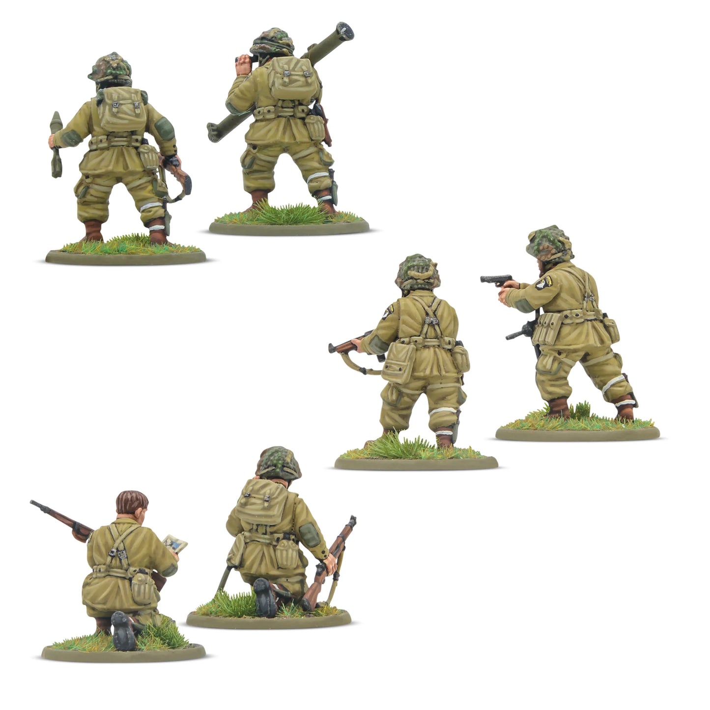 5 spadochroniarzy Command Team - widok z tyłu