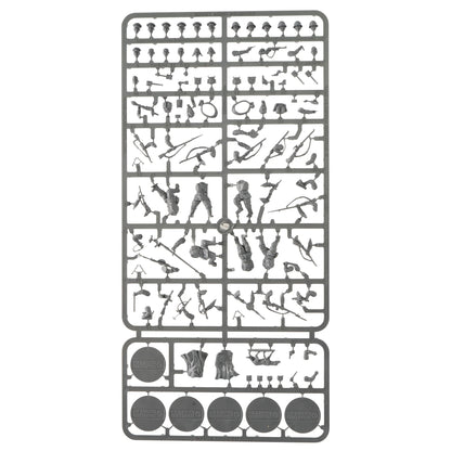 Soviet Army Infantry Platoon - Bolt Action 28mm - ramki plastikowe sprue głowy hełmy czapki NKVD broń Mosin-Nagant DPM PRTD peleryny pies kurczak podstawki - Warlord Games